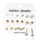 vFashion Gold Color Geometric