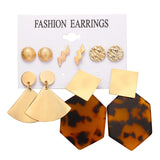 vFashion Gold Color Geometric