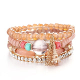 WRISTBAND Crystal Bead Bracelets