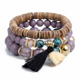 WRISTBAND Crystal Bead Bracelets