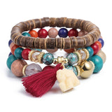 WRISTBAND Crystal Bead Bracelets
