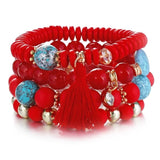 WRISTBAND Crystal Bead Bracelets