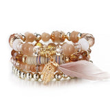 WRISTBAND Crystal Bead Bracelets