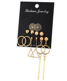 vFashion Gold Color Geometric