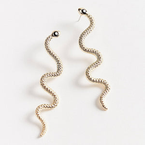 Earrings Fashion Exaggerated Long Serpentine