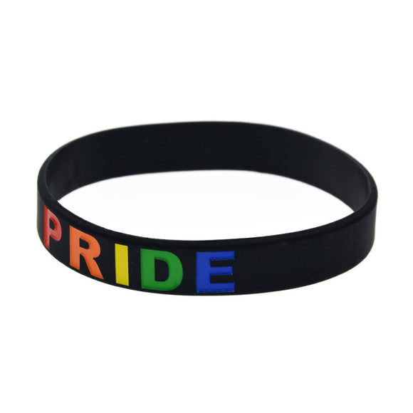 Wristband Fashion Gay Pride Bracelet Jewelry Charm Rainbow Pride