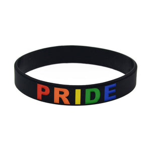 Wristband Fashion Gay Pride Bracelet Jewelry Charm Rainbow Pride
