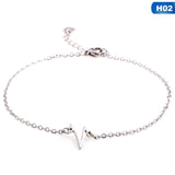 Wristband  Bangtan boys Members Name Silver Chain Bracelet