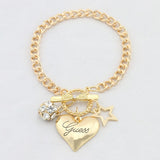 BANGLE Hot Luxury Rose Gold Stainless Steel Bracelets Bangles