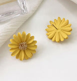 Earrings  Style Cute Metal Flower Stud
