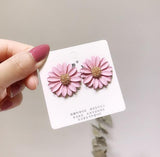 Earrings  Style Cute Metal Flower Stud
