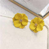 Earrings  Style Cute Metal Flower Stud