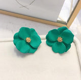 Earrings  Style Cute Metal Flower Stud