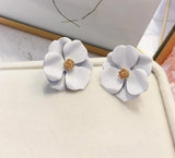 Earrings  Style Cute Metal Flower Stud