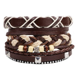 WRISTBAND  New Fashion Leather Anchor Bracelets & bangle