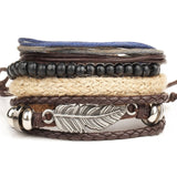 WRISTBAND  New Fashion Leather Anchor Bracelets & bangle
