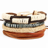 WRISTBAND  New Fashion Leather Anchor Bracelets & bangle