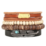 WRISTBAND  New Fashion Leather Anchor Bracelets & bangle
