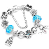BANGLE Mickey Minnie Charms Bracelet
