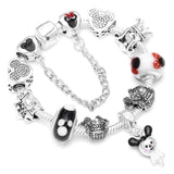 BANGLE Mickey Minnie Charms Bracelet