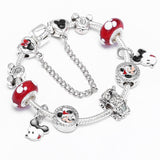 BANGLE Mickey Minnie Charms Bracelet
