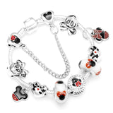 BANGLE Mickey Minnie Charms Bracelet