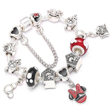 BANGLE Mickey Minnie Charms Bracelet