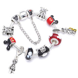 BANGLE Mickey Minnie Charms Bracelet