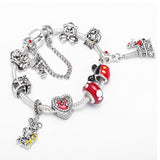 BANGLE Mickey Minnie Charms Bracelet