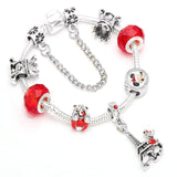 BANGLE Mickey Minnie Charms Bracelet