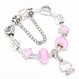 BANGLE Mickey Minnie Charms Bracelet