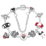 BANGLE Mickey Minnie Charms Bracelet
