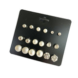 Earrings  New 20 Pairs/Set Charm Crystals Stud