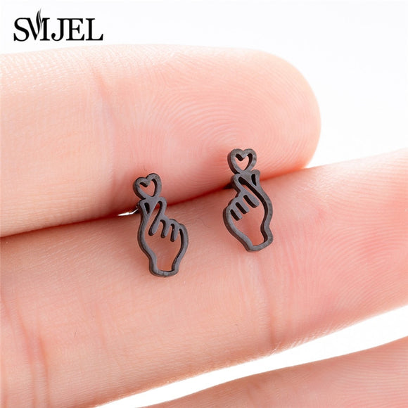Earrings Korean Hand