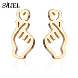 Earrings Korean Hand