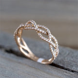 Rings  Fashion Luxury Silver Zirconia Crown  Women's Wedding Party AAA Zircon Crystal