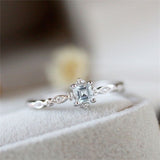Rings  Fashion Luxury Silver Zirconia Crown  Women's Wedding Party AAA Zircon Crystal
