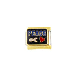 BANGLE Accessories Jewelry Letter Charm Chain Bracelet