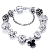 BANGLE 17 Styles Mickey Series Charm Bracelet