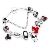 BANGLE 17 Styles Mickey Series Charm Bracelet