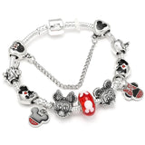 BANGLE 17 Styles Mickey Series Charm Bracelet