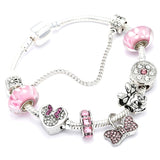 BANGLE 17 Styles Mickey Series Charm Bracelet