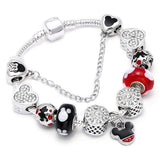 BANGLE 17 Styles Mickey Series Charm Bracelet