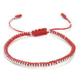 BANGLE Black Red Tibetan Buddhist Good Lucky Charm Tibetan Bracelets