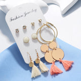 Earrings New Earrings Sets Gold Silver Small Big Circle