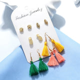 Earrings New Earrings Sets Gold Silver Small Big Circle