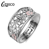 Rings Dropshipping Silver Color Clear CZ Wedding