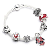 BANGLE Fashion Gift Jewelry Mickey & Minnie Charm Bracelet