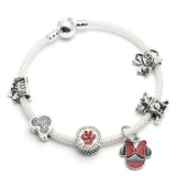 BANGLE Fashion Gift Jewelry Mickey & Minnie Charm Bracelet