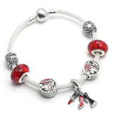 BANGLE Fashion Gift Jewelry Mickey & Minnie Charm Bracelet